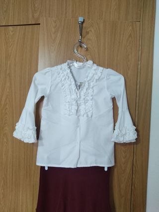 Conjunto de Blusa y Falda FLAMENCA