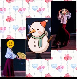 Conjunto de Blusa y Falda FLAMENCA