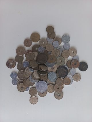 Lote monedas peseta