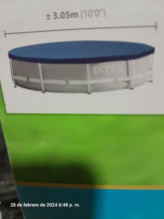 Piscina INTEX redonda (3 metros)