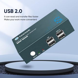 Switch KVM 2 Monitores 4K@30Hz (STK-S7228H2)
