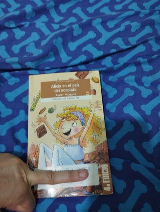 Libro de lectura Alicia en el pais del xocolate