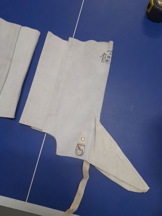 Polainas piel soldadura