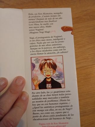 Negima! 1 Cómic Manga