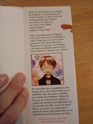 Negima! 1 Cómic Manga