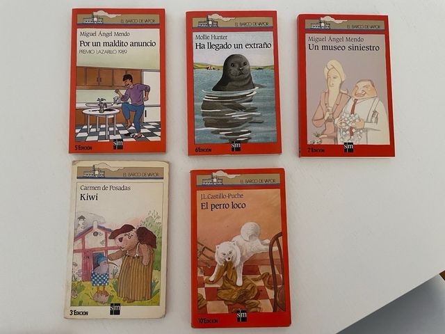 Libros lectura El Barco de Vapor