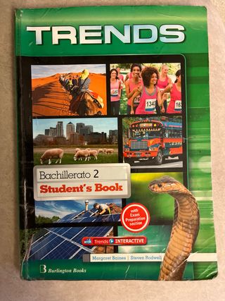 Libro ingles trends 2 bachillerato