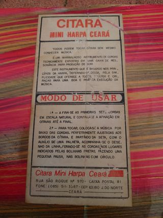 Citara mini harpa ceará