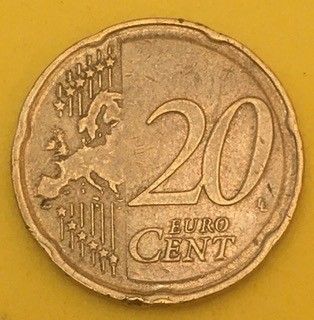 20 CENTIMOS LUXEMBURGO 2008 CON " F "