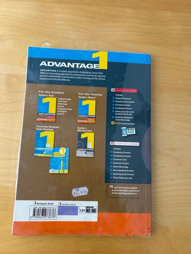 Libro de Inglés 1Bach Burlington