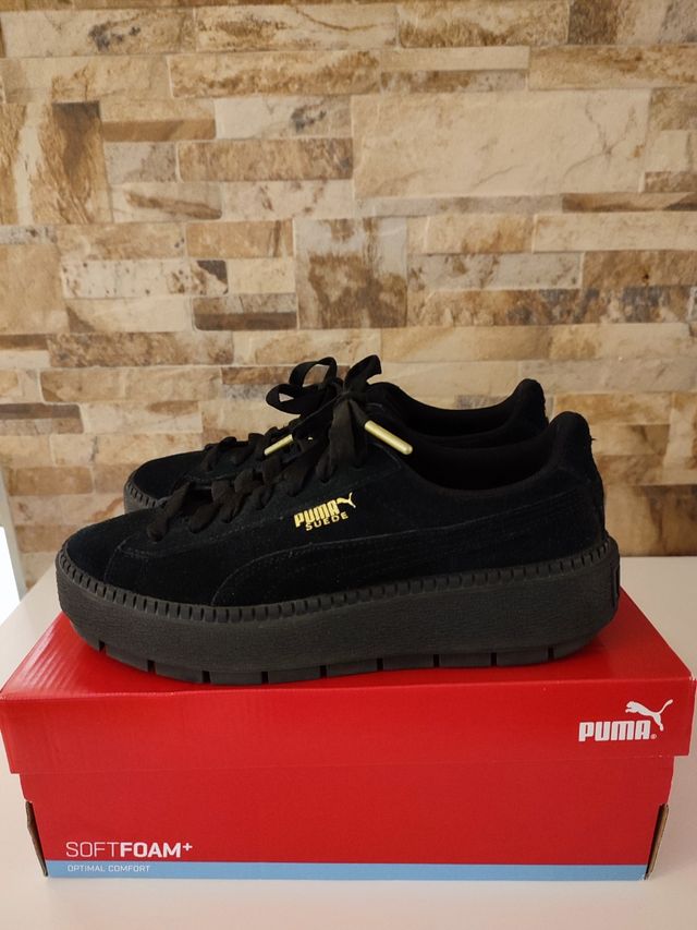 Zapatillas Suede con plataforma