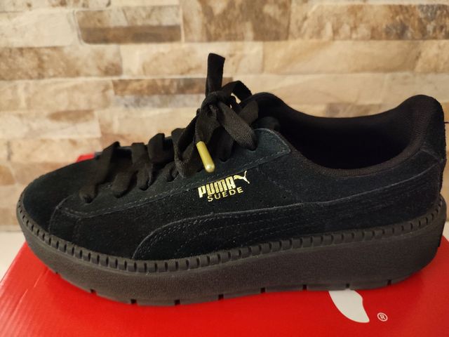 Zapatillas Suede con plataforma