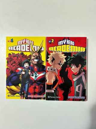 Bnha tomos 1 y 2