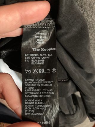 Camisa negra The Kooples
