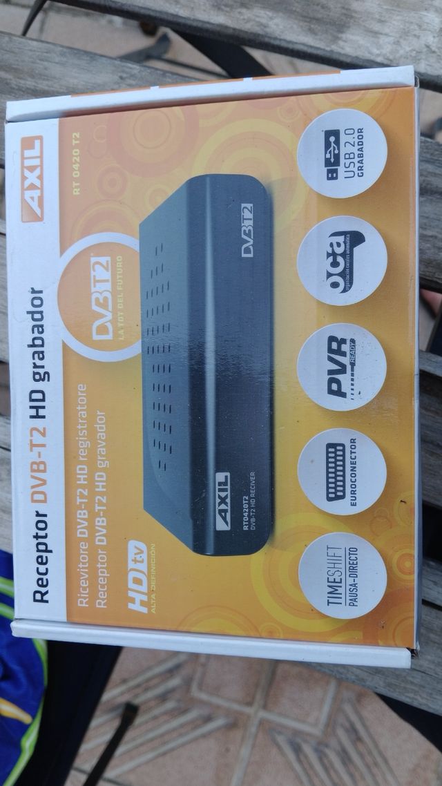 Receptor Dvd-T2 HD grabador nuevo