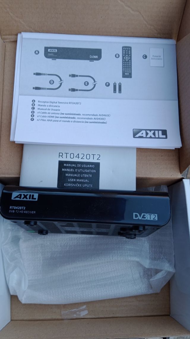 Receptor Dvd-T2 HD grabador nuevo