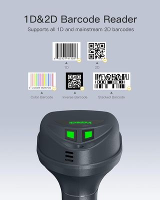 Escáner de códigos de Barras 2D con Base de Carga