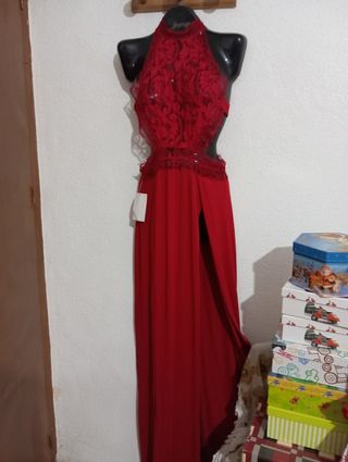 Vestido M largo fiesta playa sin estrenar