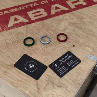 Abarth Italia 🇮🇹 Aros Salpicadero Botones 