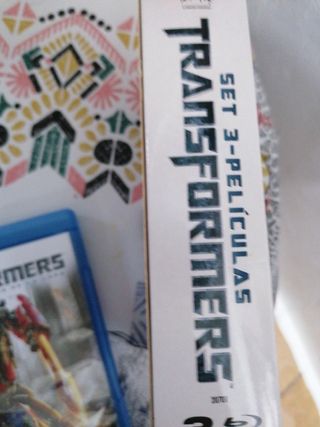 BLURAY TRANSFORMERS LAS TRES PRIMERAS