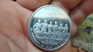Monedas centenario del Madrid 
