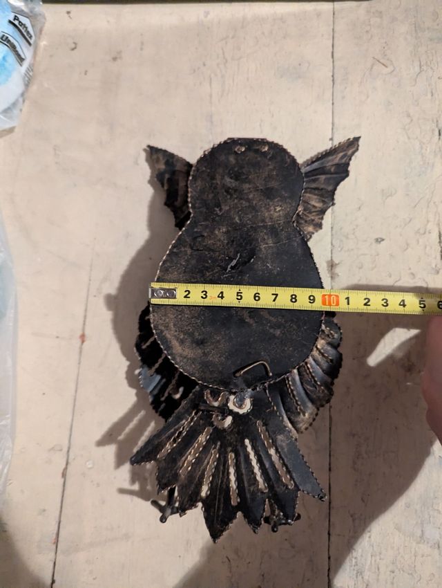 Orologio civetta gufo artigianale