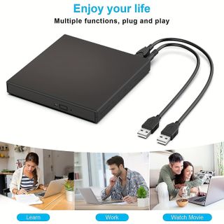LECTOR GRABADOR CD EXTERNO Usb 2.0 Slim 