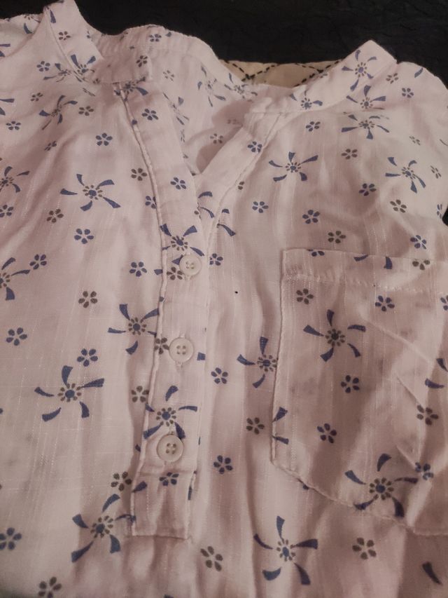 Camicia piccola a fiori