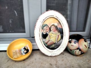 Set 2 articoli stile shabby Italia vintage 