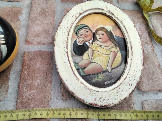 Set 2 articoli stile shabby Italia vintage