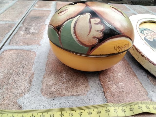 Set 2 articoli stile shabby Italia vintage