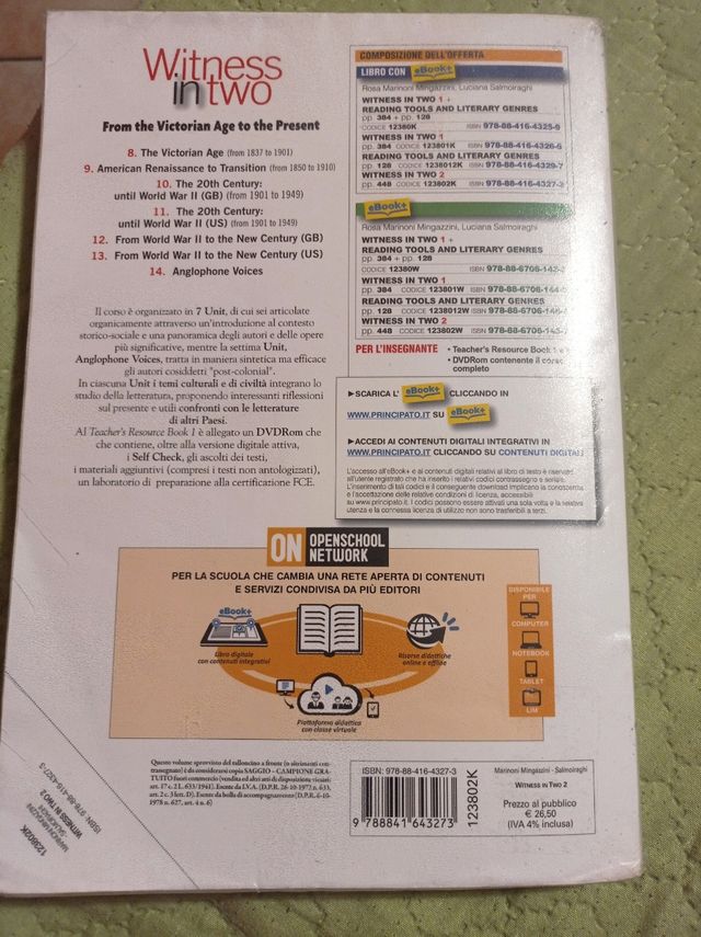 Witness in Two - Vol 2 ISBN 9788841643273