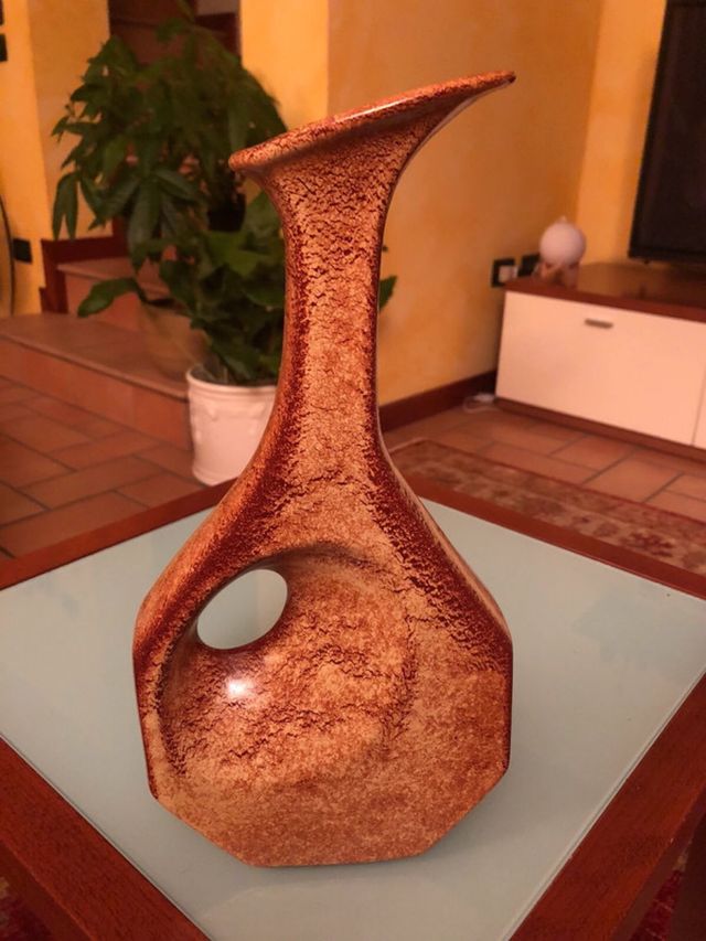 Vaso ceramica Bertoncello anni 70
