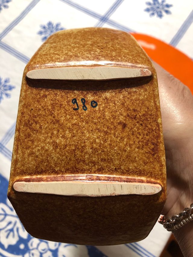 Vaso ceramica Bertoncello anni 70