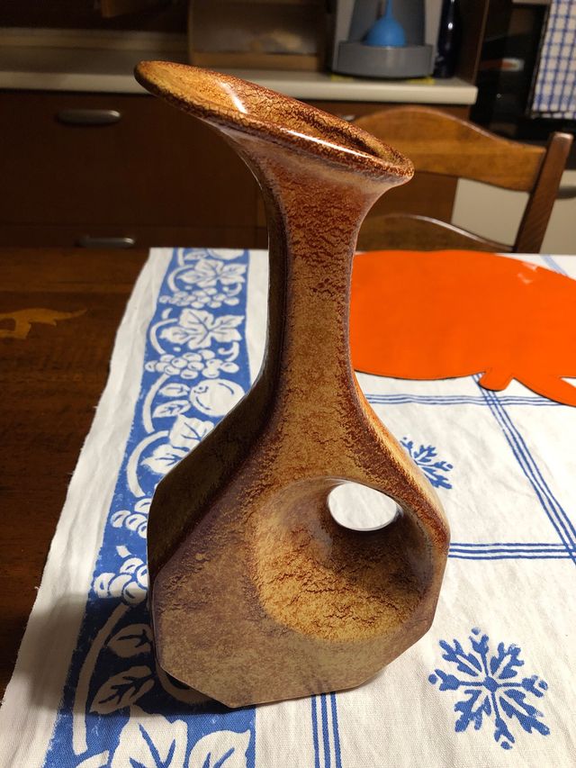 Vaso ceramica Bertoncello anni 70