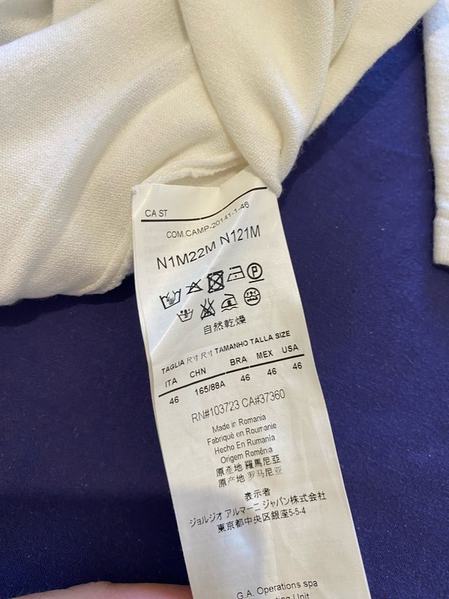 Maglia Emporio Armani Uomo Size 46