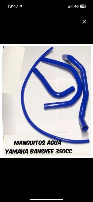 Manguitos agua Yamaha banshee azul