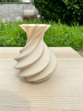 Vaso decorazione beige