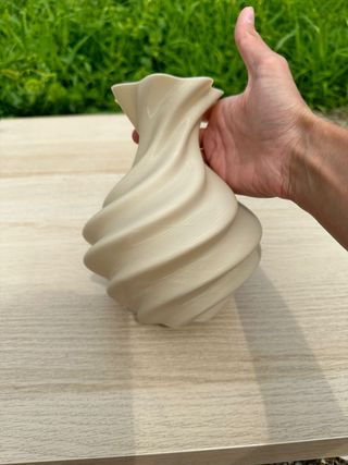 Vaso decorazione beige