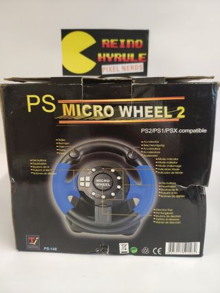 Volante PS Micro Wheel 2 PS1 PS2 PSX