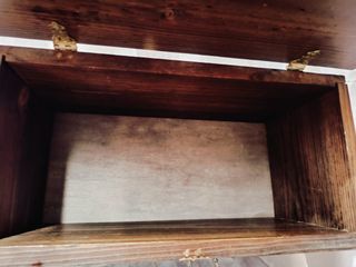 ARCA/BAÚL DE MADERA MACIZA TALLADO