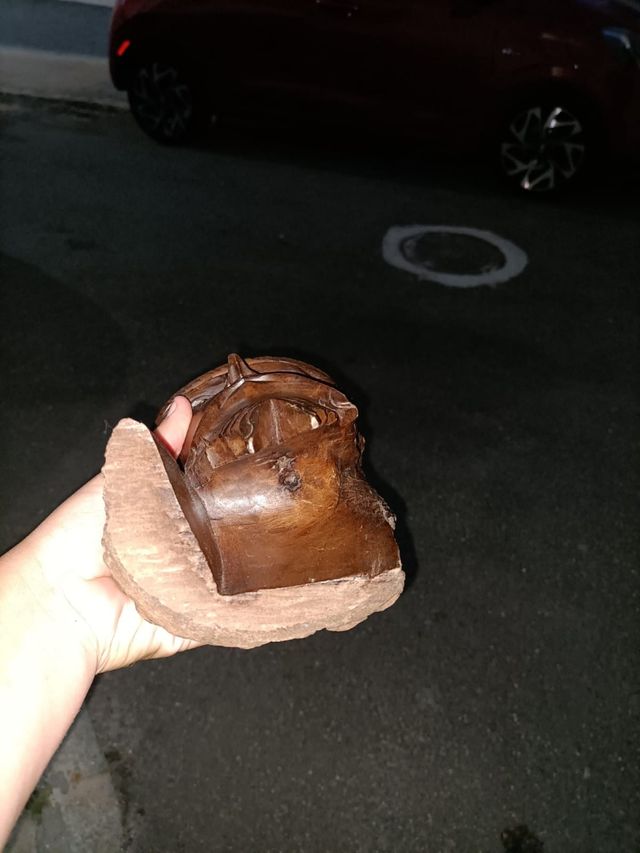 Busto de madera cristo 