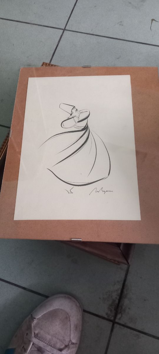 Quadro arte del derviscio fatto a mano