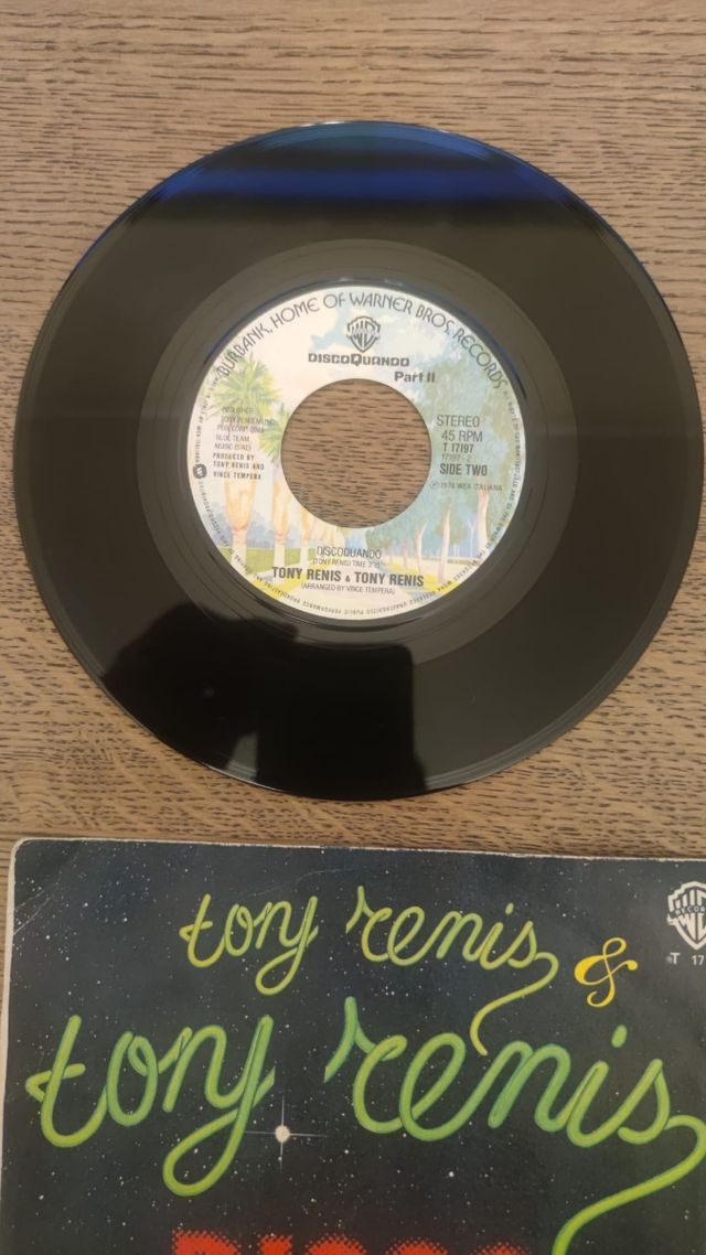 Disco 45 giri di Tony Renis "Disco Quando"
