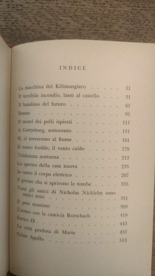 Libro di racconti "Il meglio di Ray Bradbury"