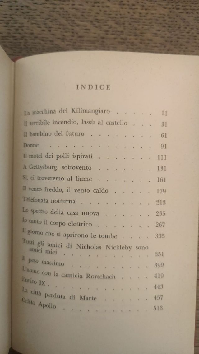 Libro di racconti "Il meglio di Ray Bradbury"