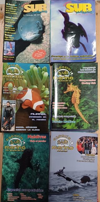 Colección revistas pesca submarina Galic