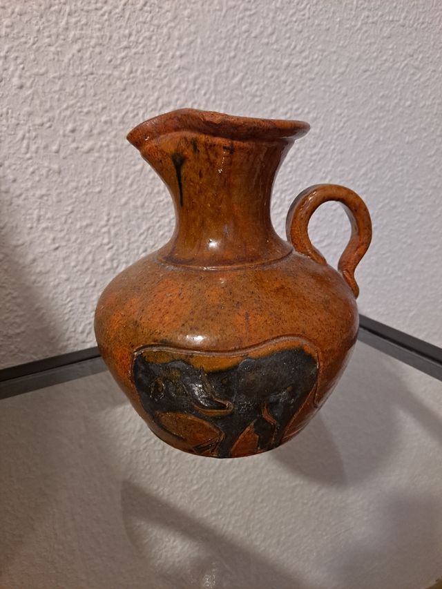 Jarra jarrón cerámica elefante