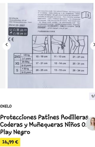Protecciones patines