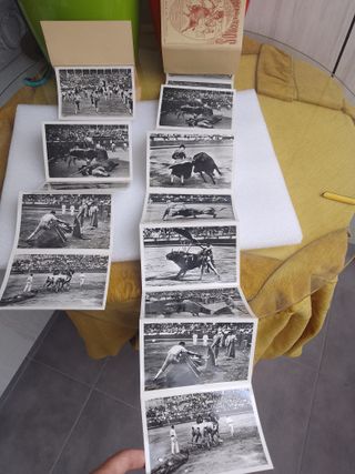36 TARJETAS POSTALES TAURINAS ANTIGUAS EN ACORDEON